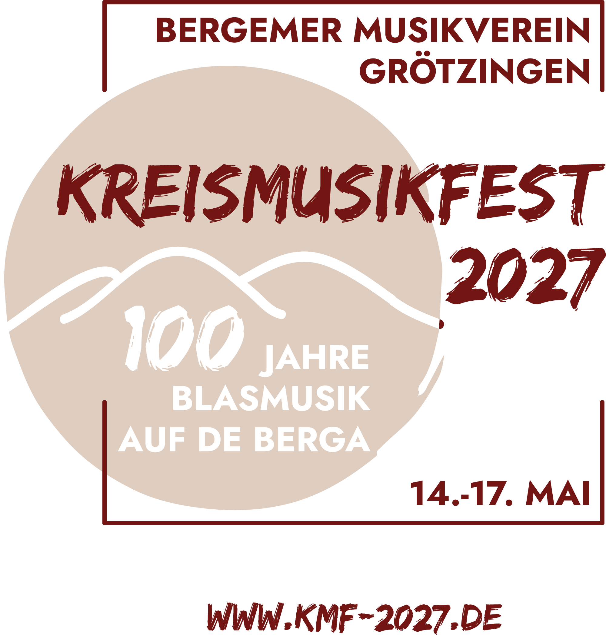 Kreismusikfest 2027 Grötzingen Logo