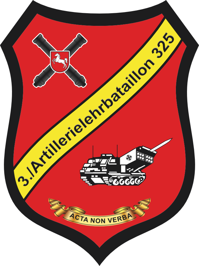 3./ArtLehrBtl 325 MUNSTER Logo