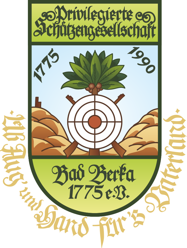 Privilegierte Schützengesellschaft Bad Berka 1775 Logo