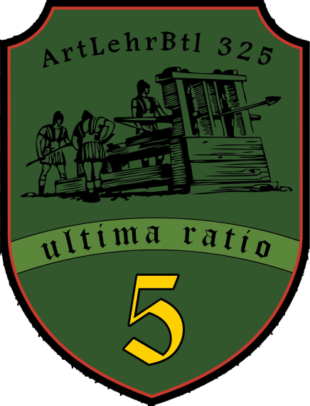 5./ArtLehrBtl 325 Munster Logo
