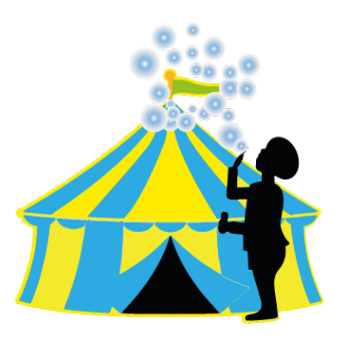 Mitmachzirkus Blubber  für Kids Logo