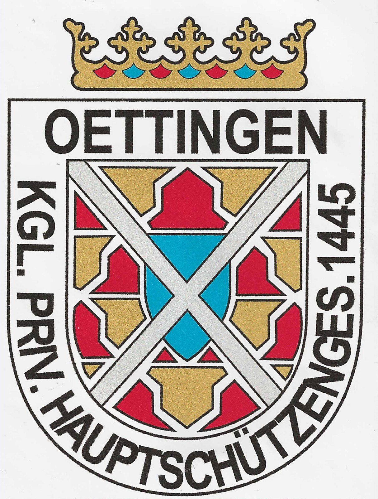 Schützenverein kgl. Priv. HSG 1445 Oettingen Logo