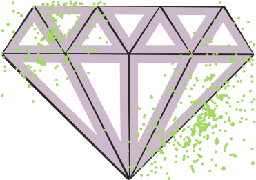Purple Diamonds Erfurt Logo