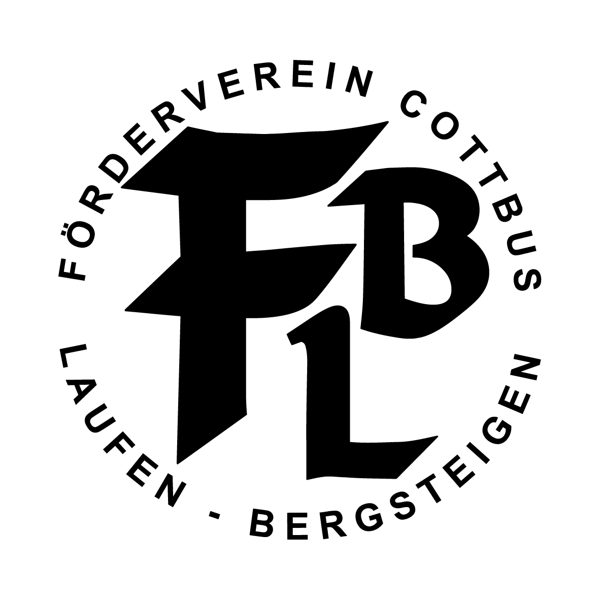 FÖRDERVEREIN LAUFEN & BERGSTEIGEN COTTBUS e.V. Logo
